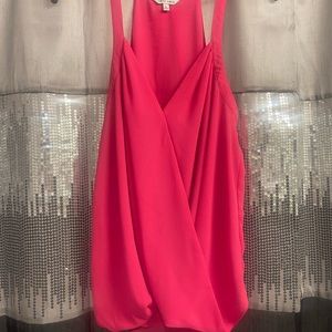 Large naked zebra pink tank